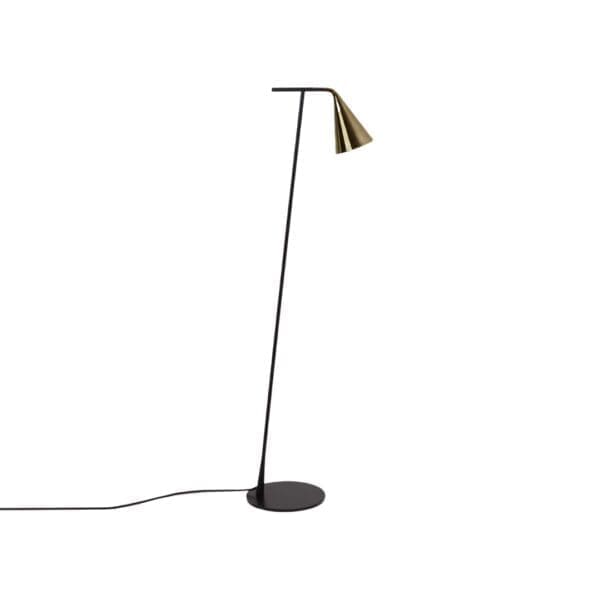 Tooy GORDON 561.61 - nero opaco e  ottone spazzolato