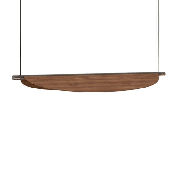 Tooy THULA 562.22 - nero sabbia, nichel satinato e noce canaletto