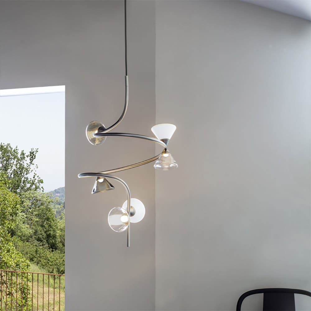 Tooy LINFA 565.22s - titanium, smoked, white and transparent glass - Image 2