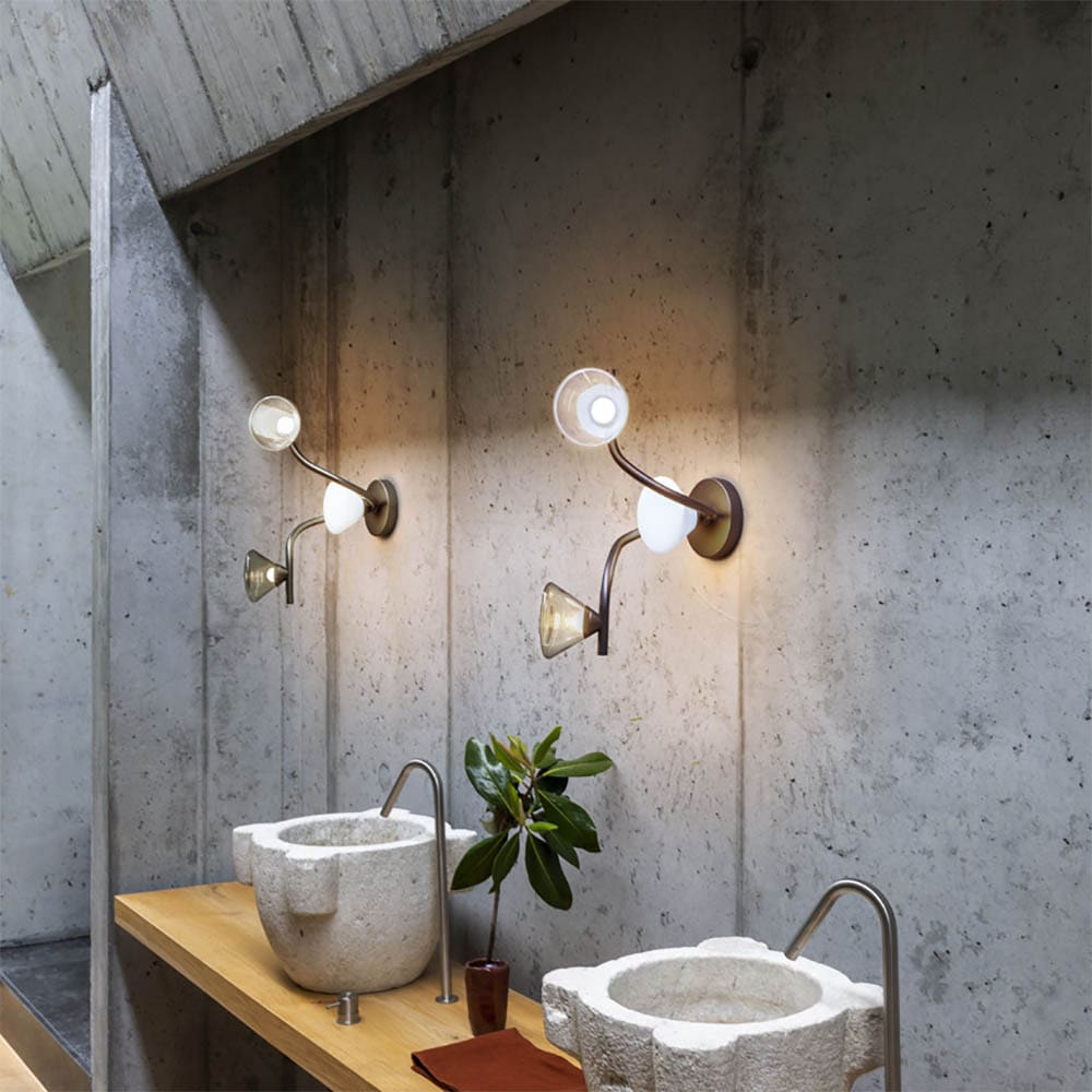 Tooy LINFA 565.43- matt nickel, smoked, white and transparent glass - Image 2