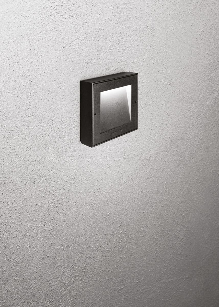 Lombardo KOI 11cm LED 3000k - Diffuser glass - outdoor - grey hgh tech