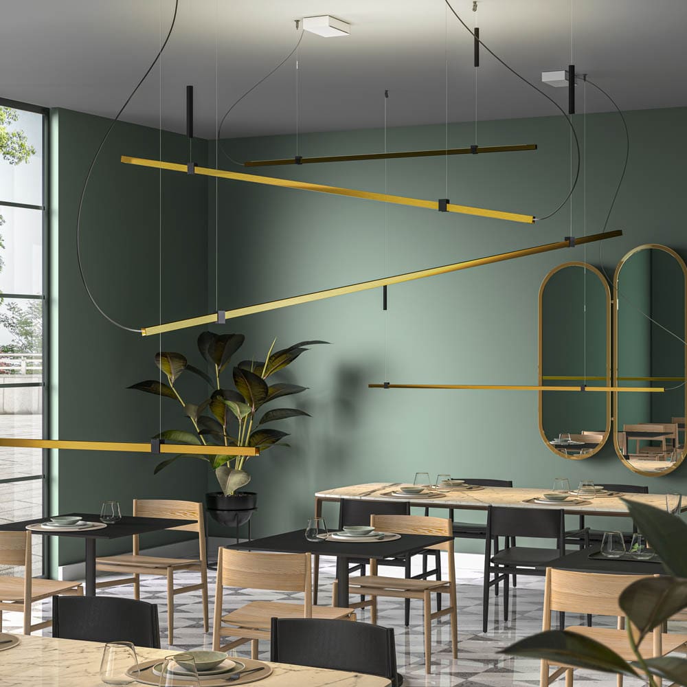 Lumen Center SIBYLLA M - alluminio anodizzato naturale - immagine 2