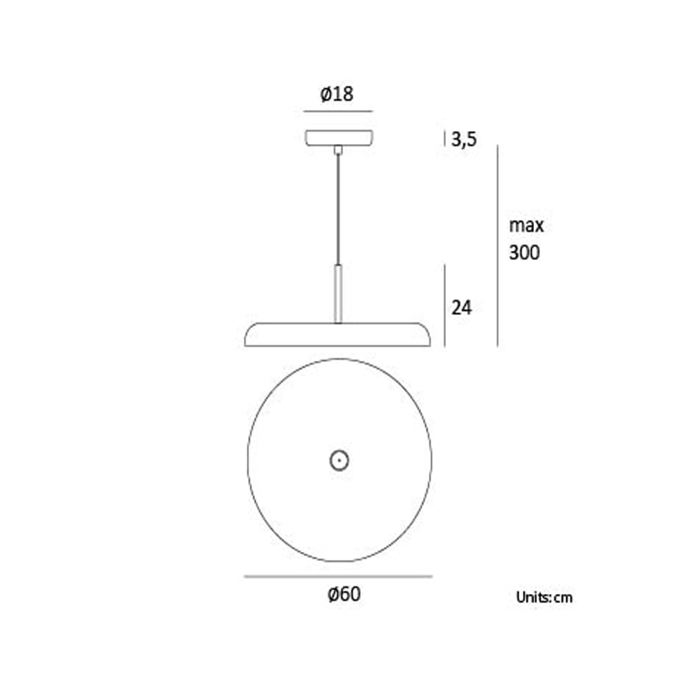 Lumen Center ZERO L sopensione - 2700K - bianco ft - immagine 3