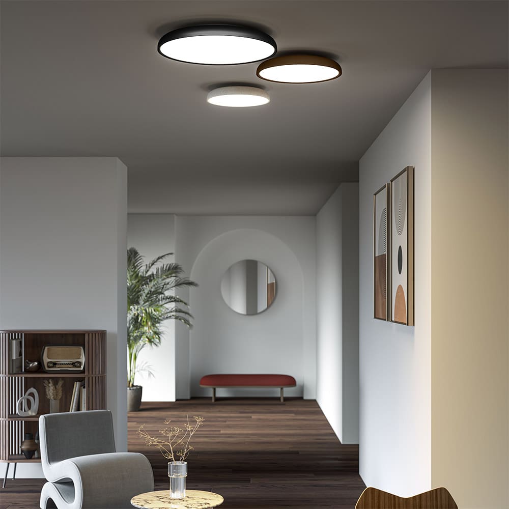 Lumen Center ZERO 50 ceiling - 2700K - gres dove grey - Image 2