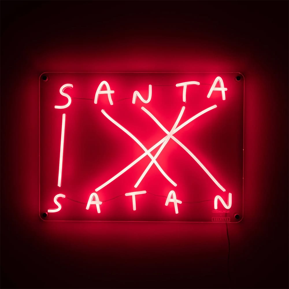 Seletti DECORAZIONE LED SANTA-SATAN - immagine 2