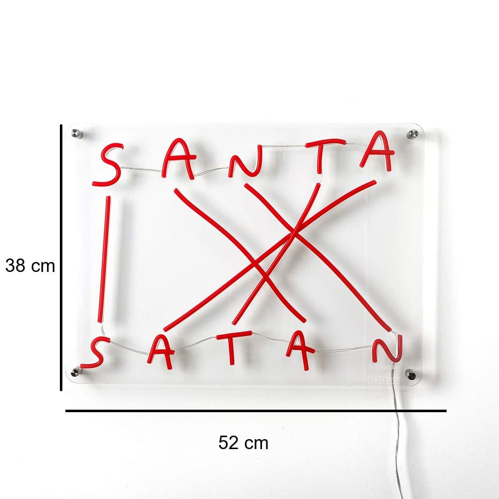 Seletti DECORAZIONE LED SANTA-SATAN - immagine 3