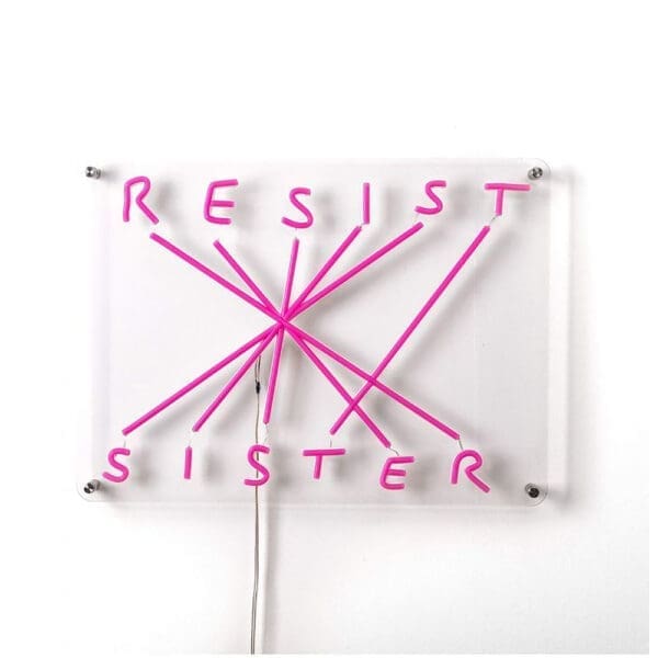 Seletti DECORAZIONE LED RESIST-SISTER