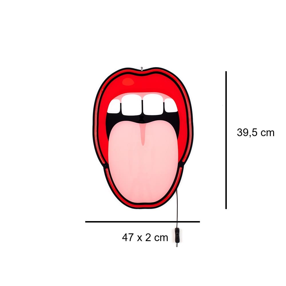 Seletti DECORAZIONE LED TONGUE - immagine 3