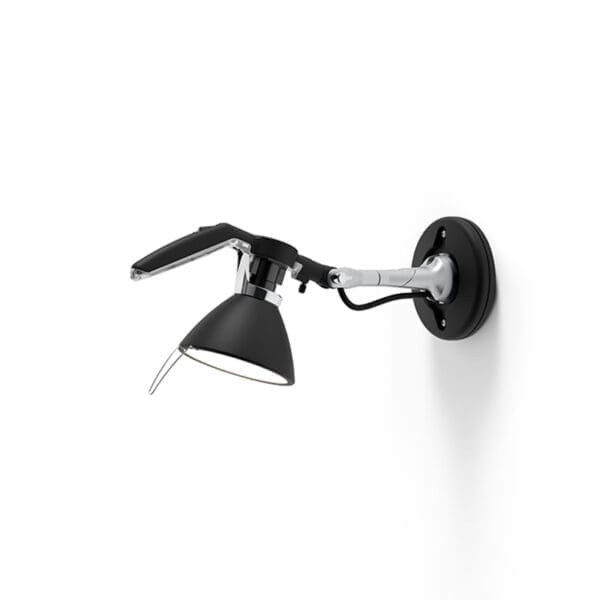 Luceplan FORTEBRACCIO Spot Ø11 - nero soft touch