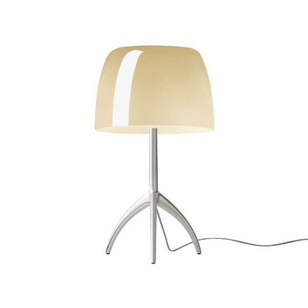 Foscarini LUMIERE grande tavolo - on/off - alluminio e bianco caldo