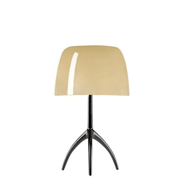 Foscarini LUMIERE large table - on/off - black chrome and warm white