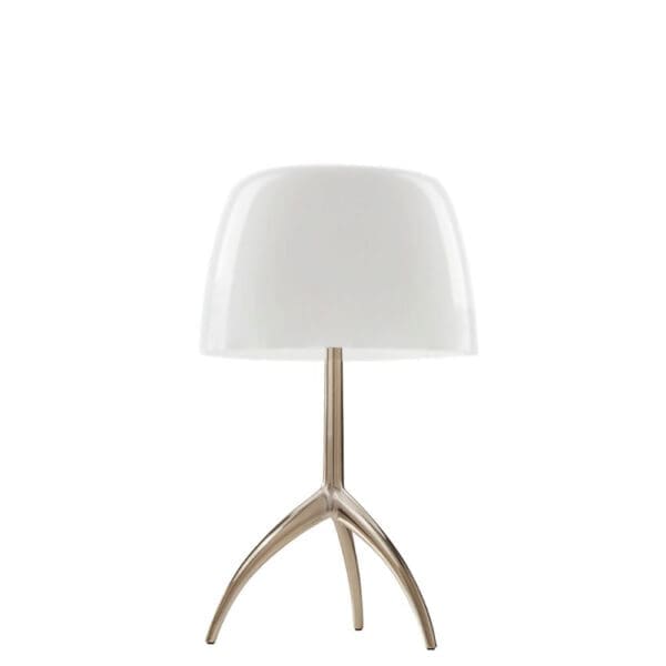 Foscarini LUMIERE grande tavolo - on/off -   champagne e bianco