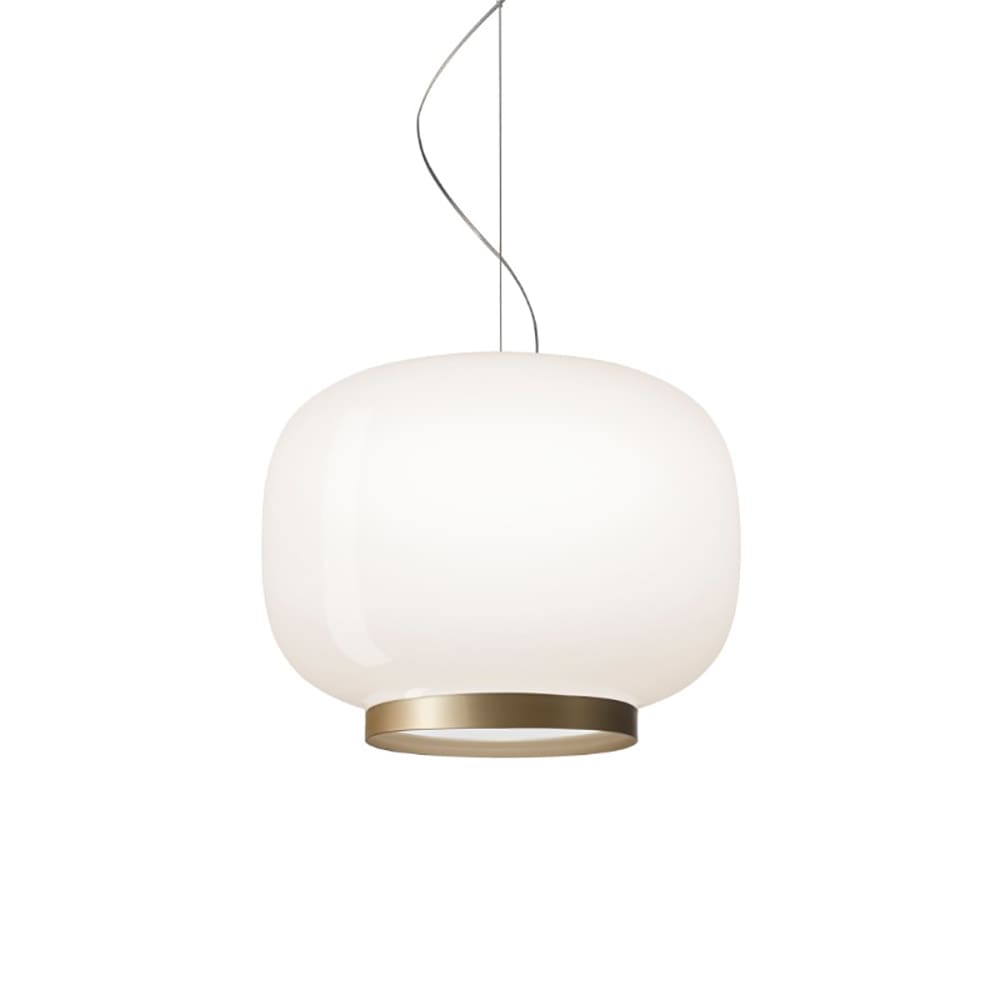 Foscarini CHOUCHIN 1 REVERSE sospensione - bianco e oro
