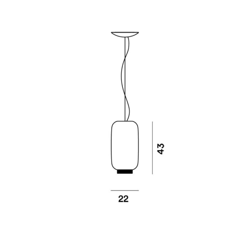 Foscarini CHOUCHIN 2 LED sospensione - verde - immagine 3