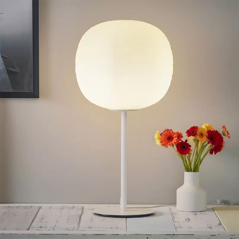 Foscarini GEM tavolo alta - bianco e bianco - Image 2