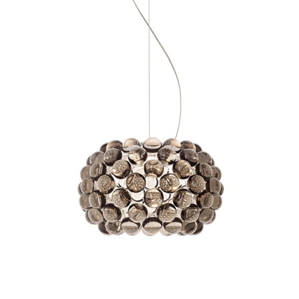 Foscarini CABOCHE PLUS piccola sospensione - on/off - grigio