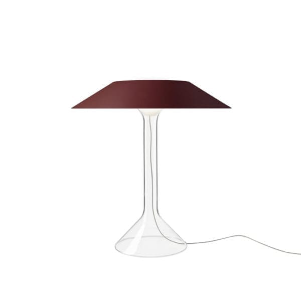 Foscarini CHAPEAUX M tavolo - rosso scuro