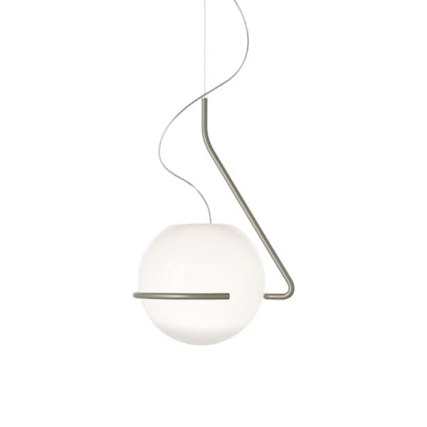 Foscarini TONDA piccola - titanio e bianco