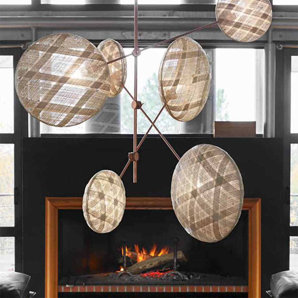 Forestier Paralume CHANPEN L Ø52 diamante bianco - immagine 2