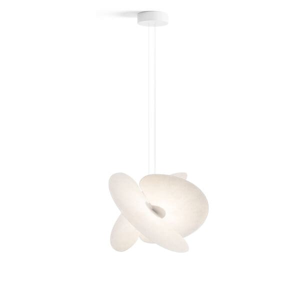 Luceplan LEVANTE – structure and 3 small diffusers - matt white