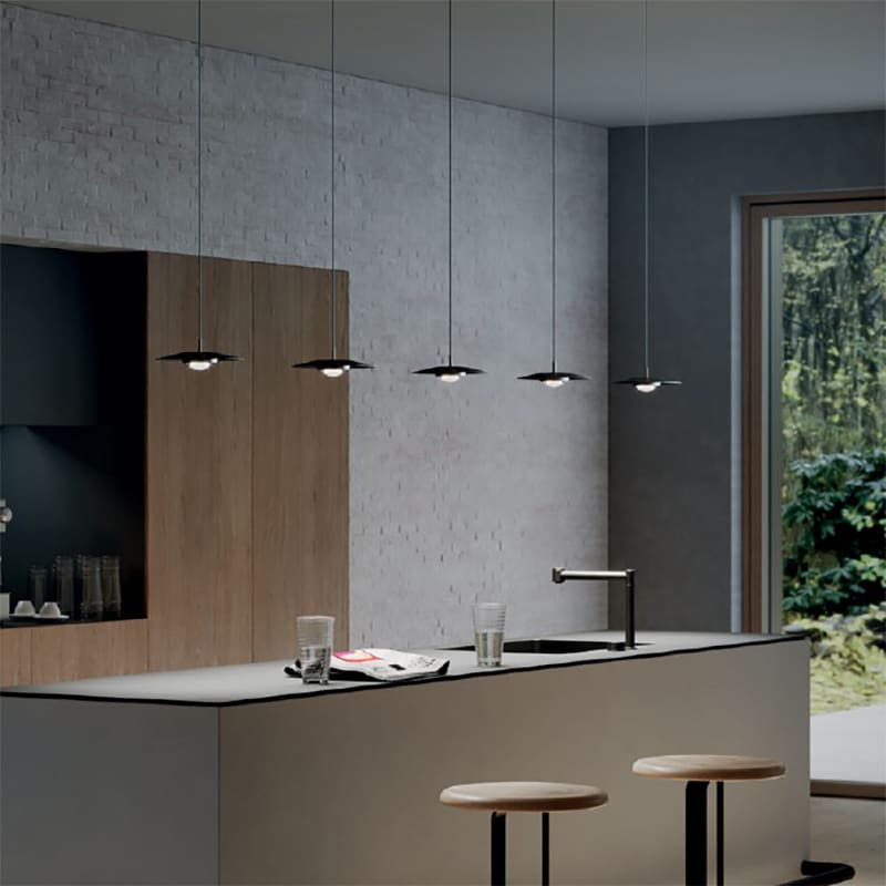 Luceplan KOINÈ sospensione Ø 20 - 2700K dimmer push DALI - bianco opaco - immagine 2