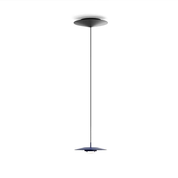 Luceplan KOINÈ sospensione Ø 20 - 2700K dimmer push DALI - blu opaco