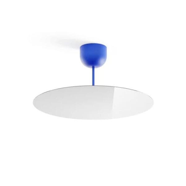 Luceplan MILLIMETRO sospensione D50 lucido con stelo H33 – push/DALI - royal blue