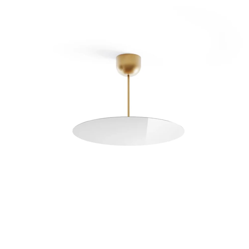 Luceplan MILLIMETRO sospensione D50 lucido con stelo H33 – push/DALI - ottone