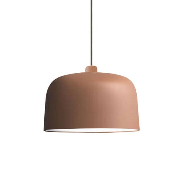 Luceplan ZILE suspension D40 - matt brick red