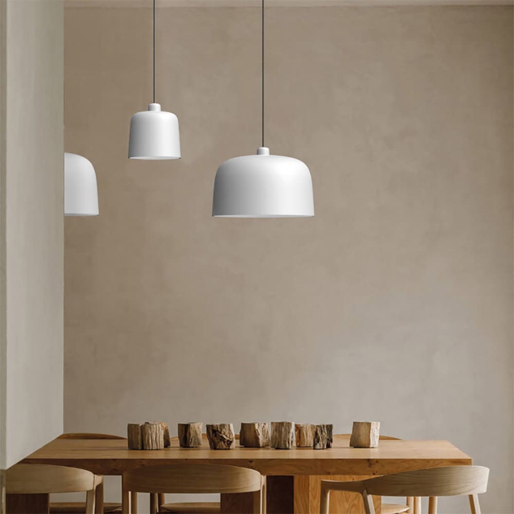 Luceplan ZILE sospensione D40 - tortora opaco - immagine 2