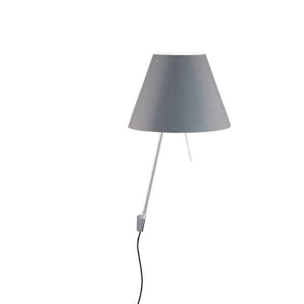Luceplan COSTANZINA D13api wall - aluminum body and concrete gray shade