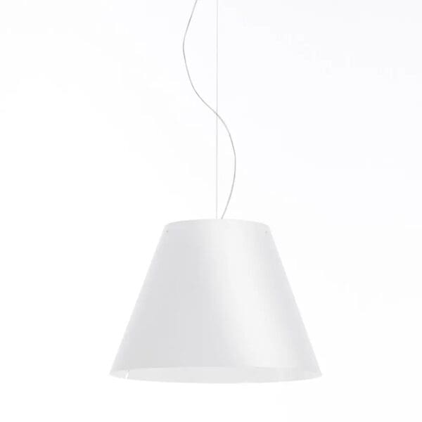 Luceplan GRANDE COSTANZA D13Gs sospensione - dimmer sensoriale - paralume bianco