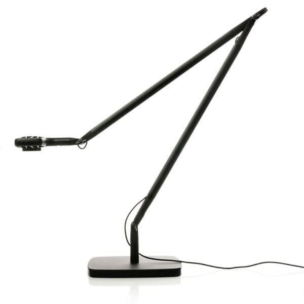 Luceplan OTTO WATT table white base - soft-touch black