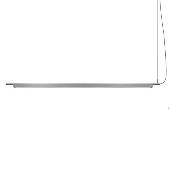 Luceplan COMPENDIUM D81 sospensione Ø72 - con rosone dimmerabile push/DALI - 2700K - alluminio