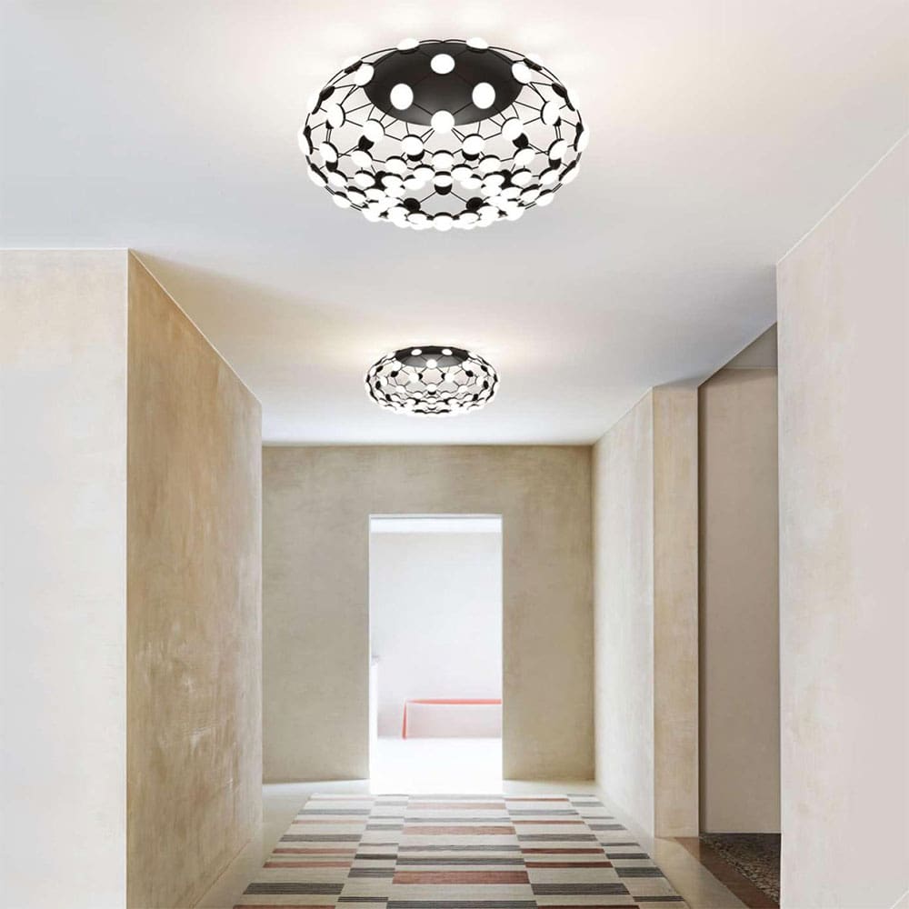 Luceplan MESH D86 ceiling D72 – black - Image 2