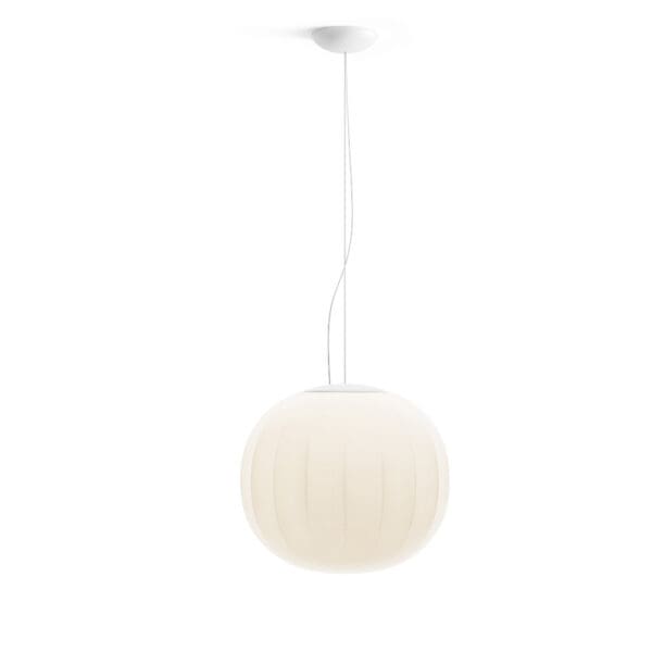 Luceplan LITA suspension Ø42 - white painted aluminium