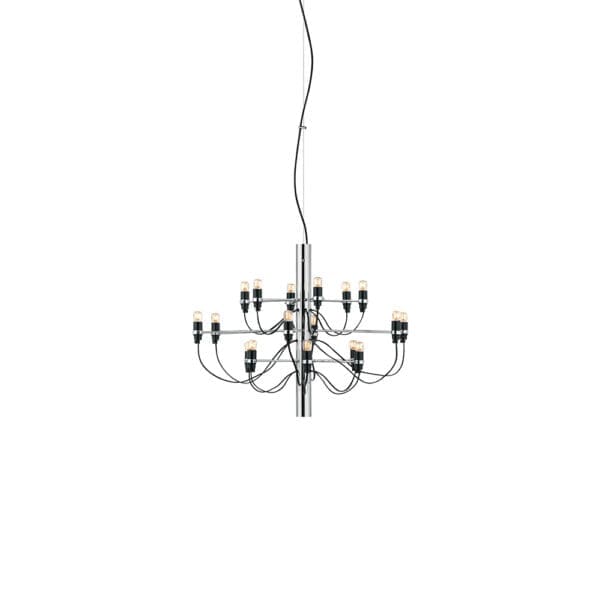 Flos 2097/18 - lampadine trasparenti - cromo