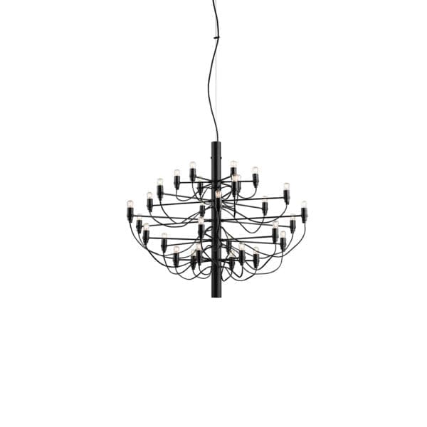 Flos 2097/30 – lampadine chiare - nero opaco