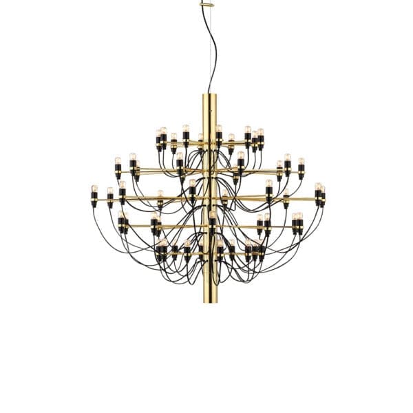 Flos 2097/50 - lampadine trasparenti - ottone