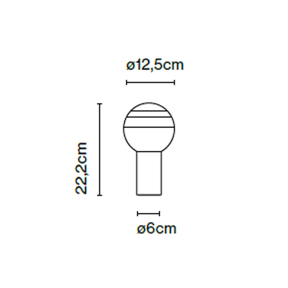 Marset DIPPING LIGHT tavolo - verde base ottone spazzolato - immagine 3
