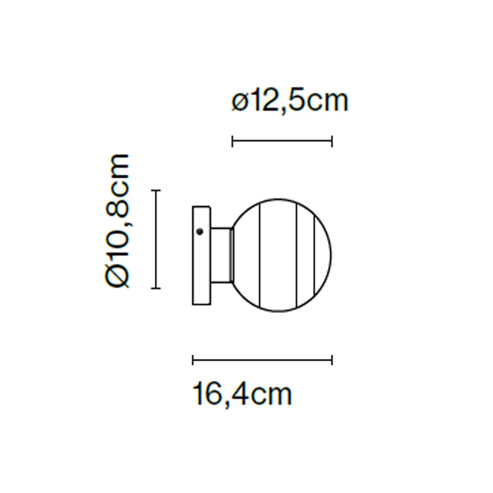 Marset DIPPING LIGHT A2-13 parete - ambra e ottone spazzolato - immagine 3