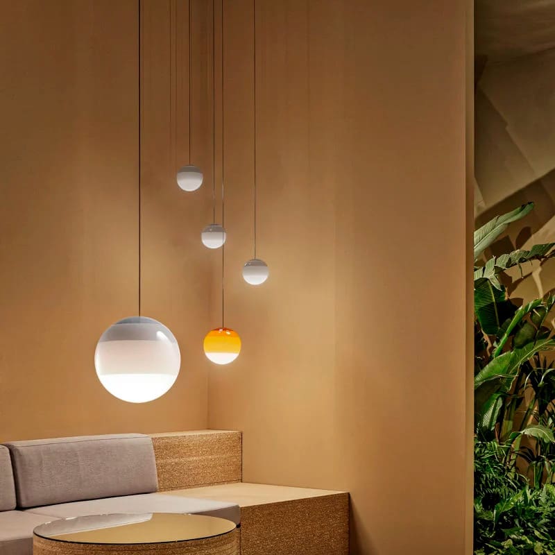 Marset DIPPING LIGHT 20 - 24V sospensione - burgundy - immagine 2