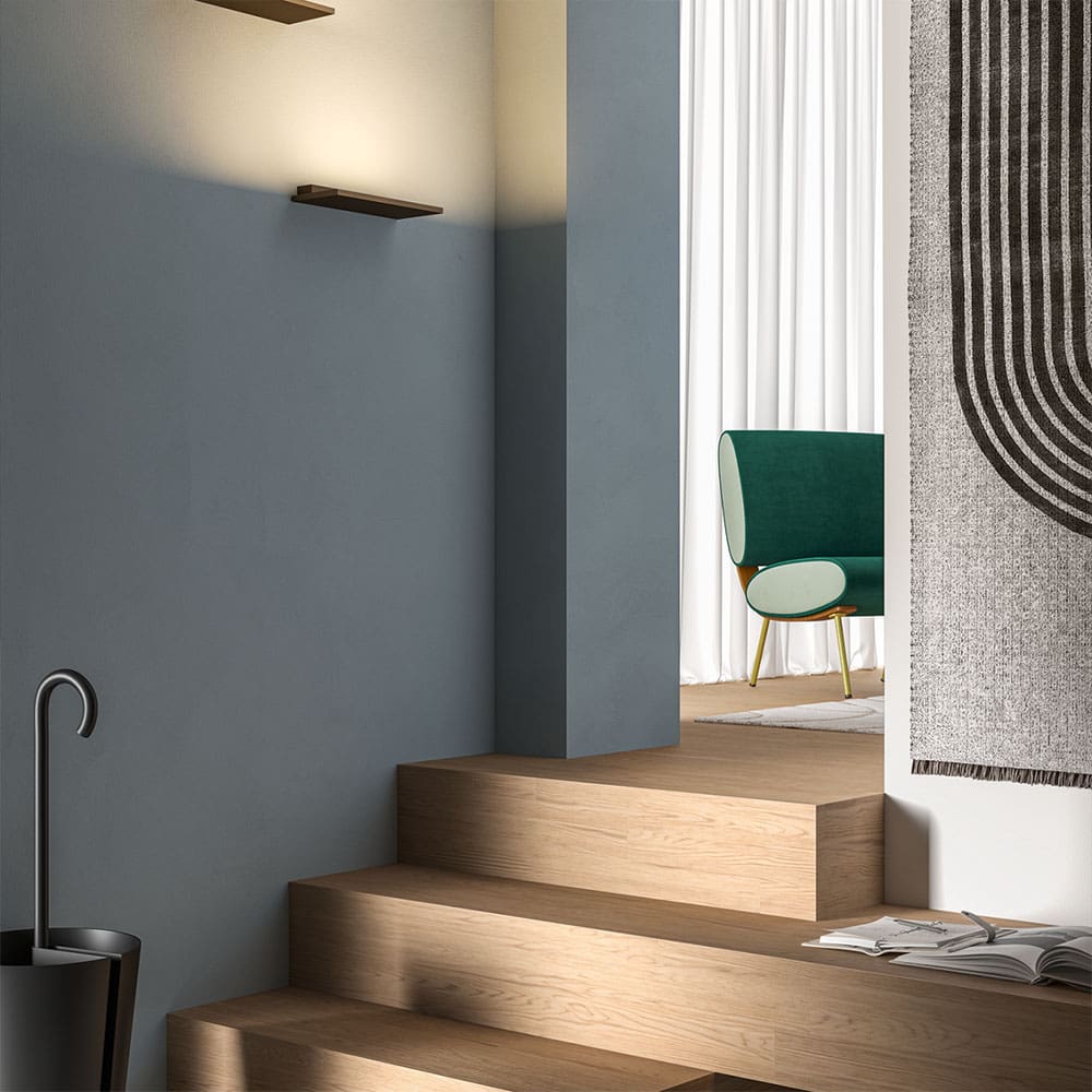 Lumen Center MINUS parete - 3000K DALI/PUSH - bronzo - immagine 2