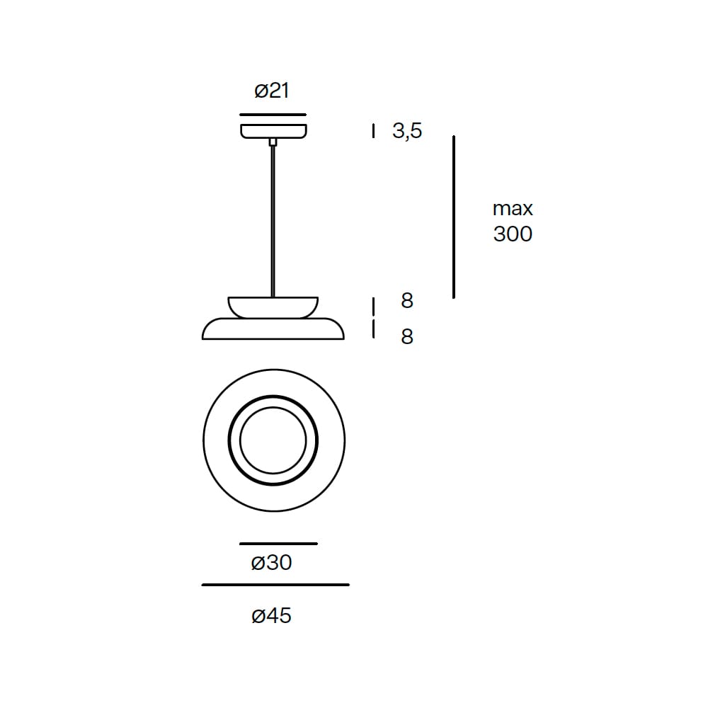 Lumen Center DOPPIO ZERO M - 2700K - nero ft - immagine 3
