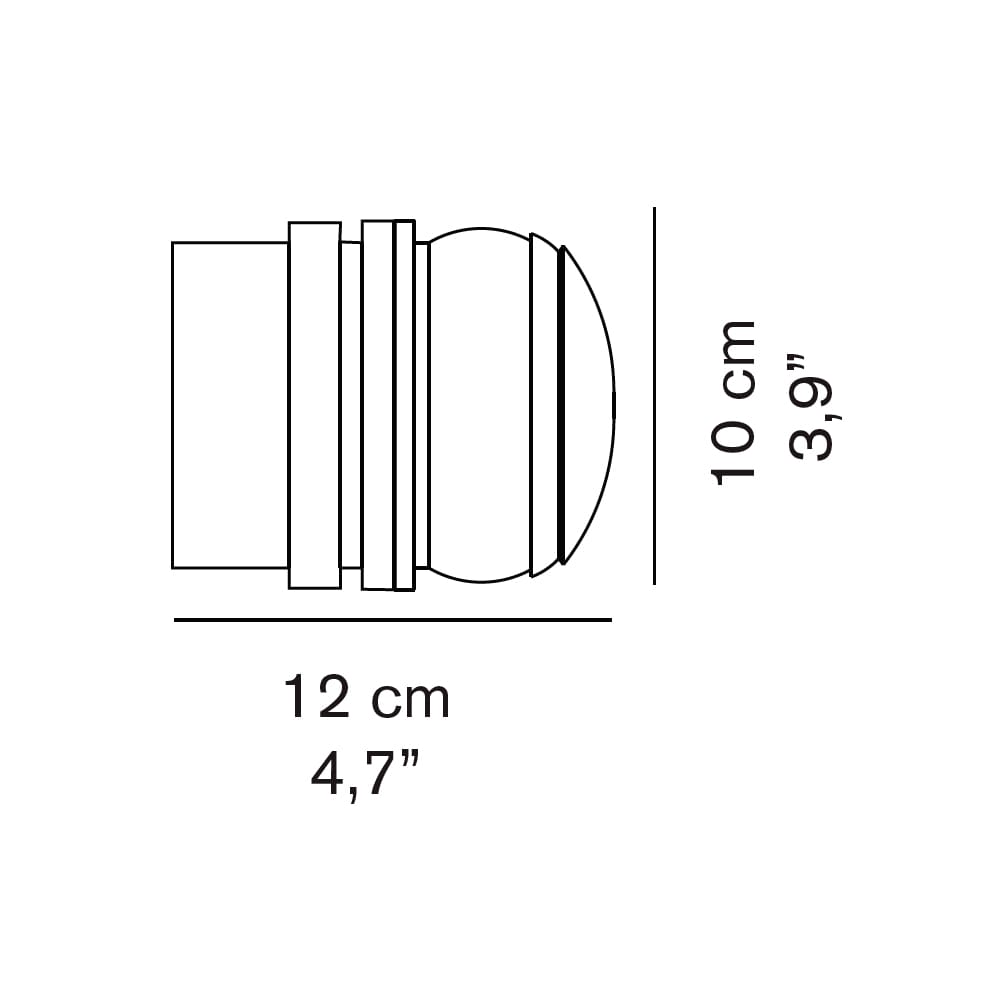 Oluce FRESNEL 1148 - cromato - immagine 3