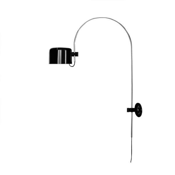 Oluce COUPÉ 1158 parete - nero lucido