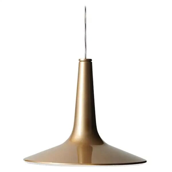 Oluce KIN 479/LBT suspension - enamelled satin gold