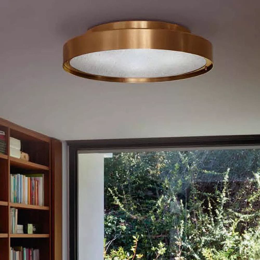 Oluce BERLIN 721 soffitto - ottone satinato anodizzato - immagine 2