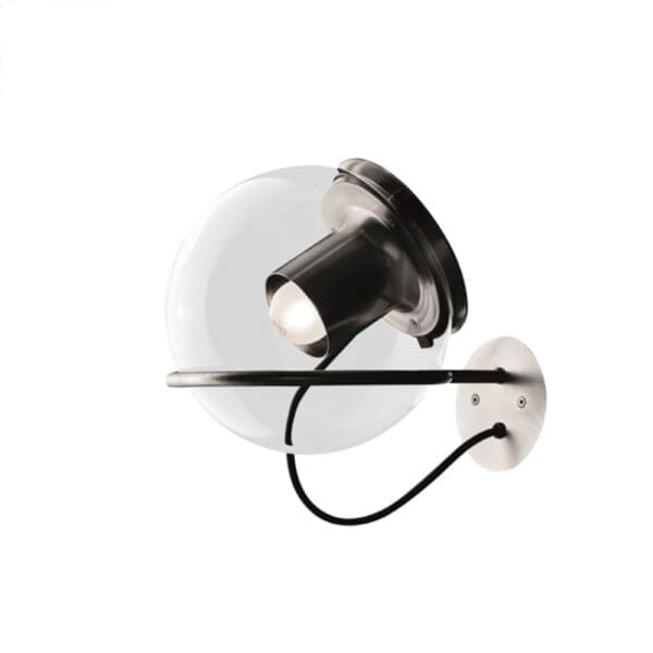 Oluce THE GLOBE parete - nichel satinato