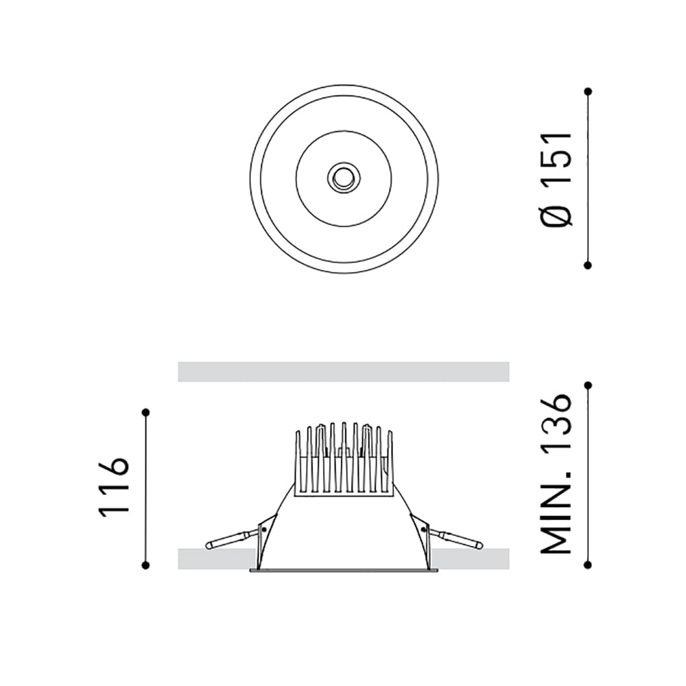 Arkoslight LEX 1 - 2700K - alluminio - immagine 3
